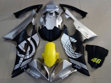 Buy 2008-2016 Silver Yellow Matte Black ENEOS 46 Yamaha R6 Motorcycle Fairings UK