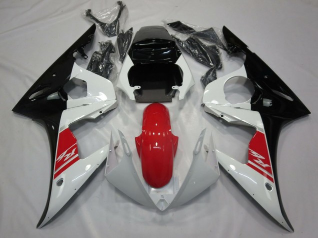 2005 White Red Black Yamaha R6 Motorcycle Fairing UK