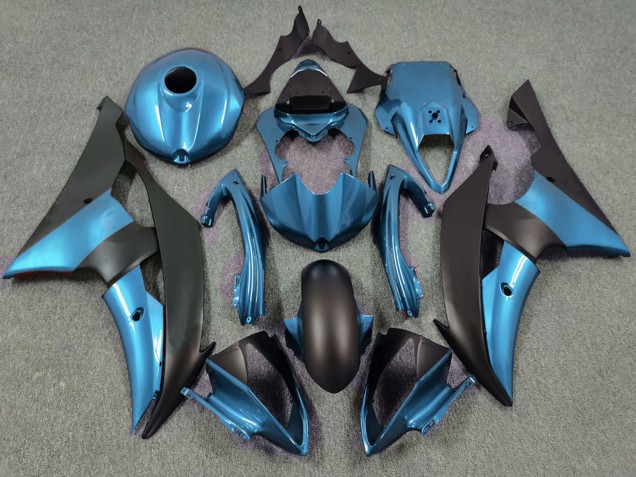 2008-2016 Blue Matte Black Yamaha R6 Motorcycle Fairings UK