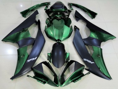 Buy 2008-2016 Green Matte Black Yamaha R6 Motorcycle Fairings UK