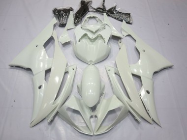 Buy 2008-2016 Pearl White Yamaha R6 Motorcycle Fairings UK