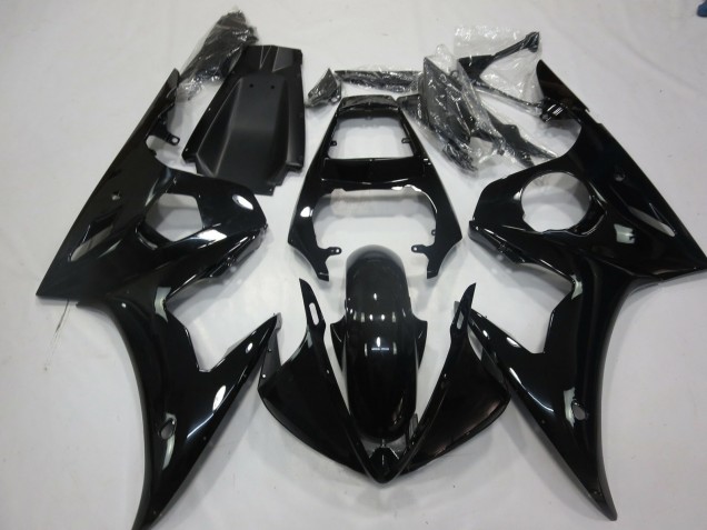 2005 Glossy Black Yamaha R6 Motorcycle Fairings UK