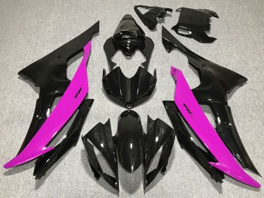 Buy 2008-2016 Pink Glossy Black Yamaha R6 Motorcycle Fairings UK