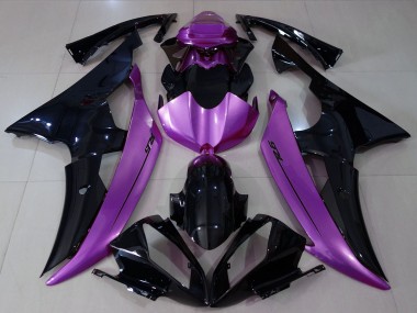 Buy 2008-2016 Purple Glossy Black Yamaha R6 Motorcycle Fairings UK