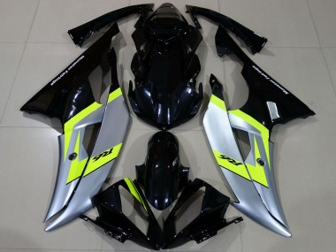 Buy 2008-2016 Silver Neon Green Glossy Black Yamaha R6 Motorcycle Fairings UK