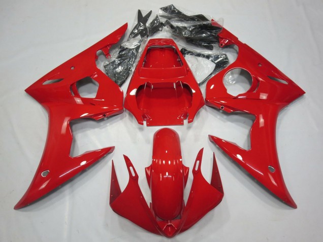 2003-2004 Glossy Red Yamaha R6 Motorcycle Fairings UK