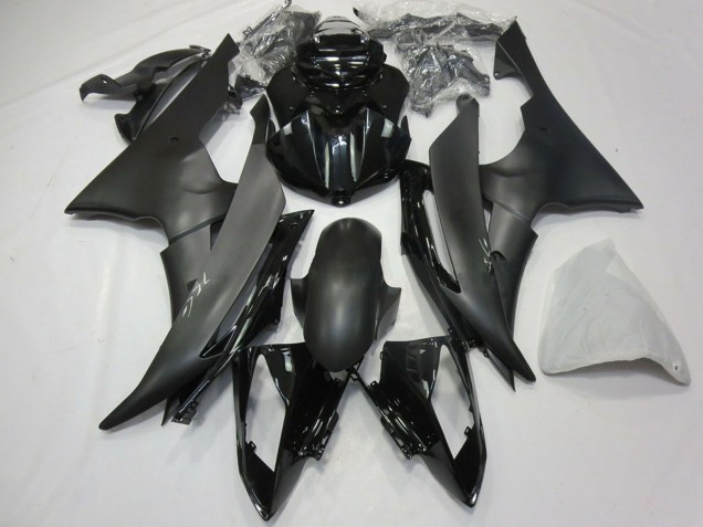2008-2016 Glossy Black Matte Black Yamaha R6 Motorcycle Fairing UK