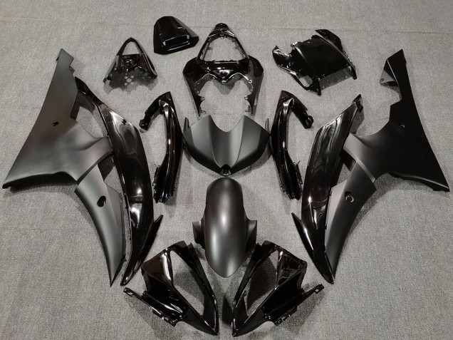 2008-2016 Glossy Black Matte Black Yamaha R6 Motorcycle Fairings UK