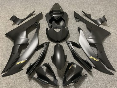 Buy 2008-2016 Matte Grey Black Gold Decals Yamaha R6 Motorcycle Fairings UK