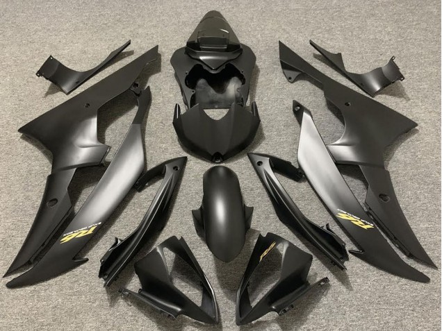 2008-2016 Matte Grey Black Gold Decals Yamaha R6 Motorcycle Fairings UK
