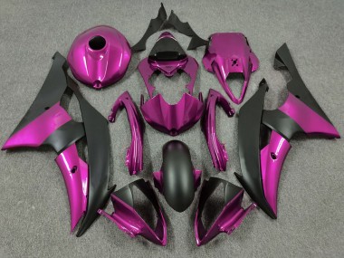 Buy 2008-2016 Pink Matte Black Yamaha R6 Motorcycle Fairings UK