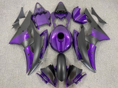 Buy 2008-2016 Purple Matte Black Yamaha R6 Motorcycle Fairings UK
