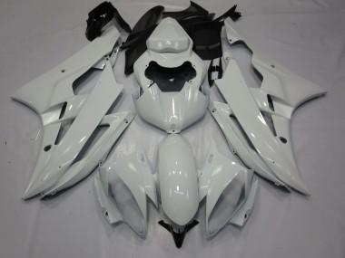 Buy 2006-2007 Glossy White Yamaha R6 Motorcycle Fairings UK