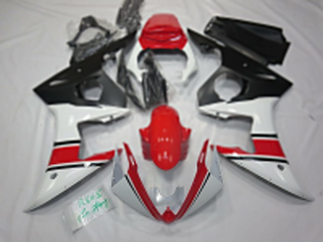 2005 White Red Black Yamaha R6 Motorcycle Fairings UK