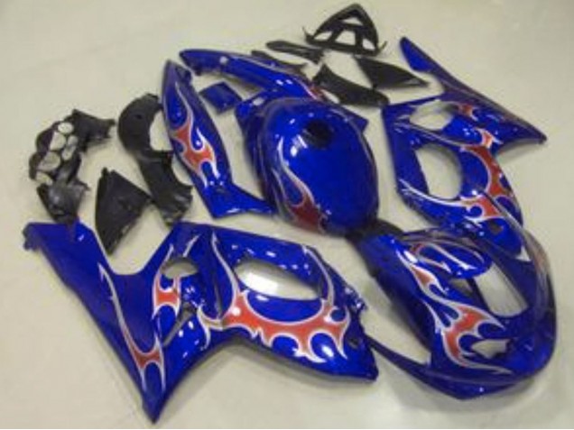 1996-2007 Blue Red Yamaha YZF600 Motorcycle Fairings UK