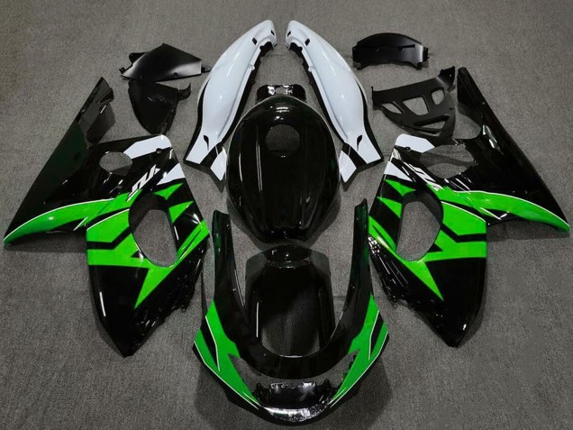 1996-2007 Glossy Black Green White Yamaha YZF600 Motorcycle Fairings UK