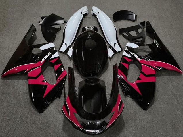 1996-2007 Glossy Black Pink White Yamaha YZF600 Motorcycle Fairings UK