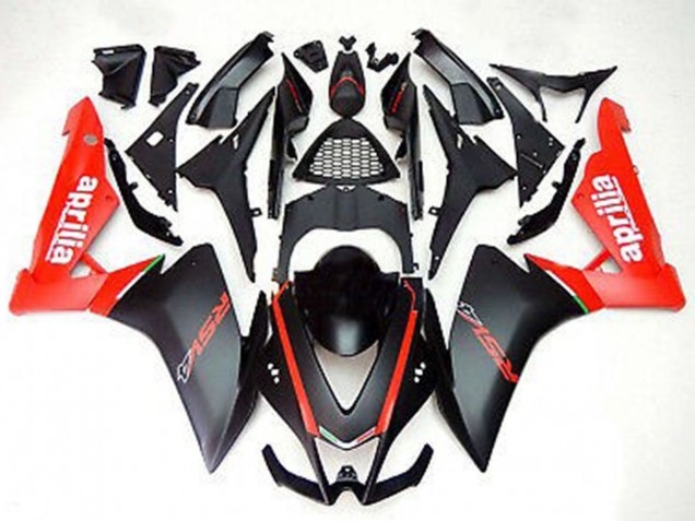 2012-2018 Red Matte Black Aprilia RS4 125 Motorcycle Fairings UK