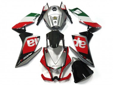 Buy 2012-2018 Silver Red Green Glossy Black OEM Style Aprilia RS4 125 Motorcycle Fairings UK
