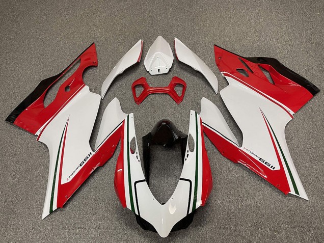 2011-2014 White Red Black Green Ducati 1199 Motorcycle Fairings UK