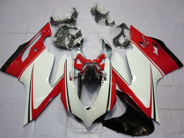 2011-2014 White Red Green Glossy Black Ducati 899 1199 Motorcycle Fairings UK
