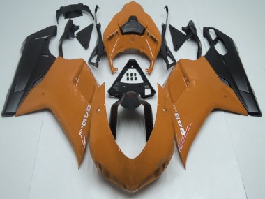 Buy 2007-2014 Brown Matte Black Ducati 848 Motorcycle Fairings UK