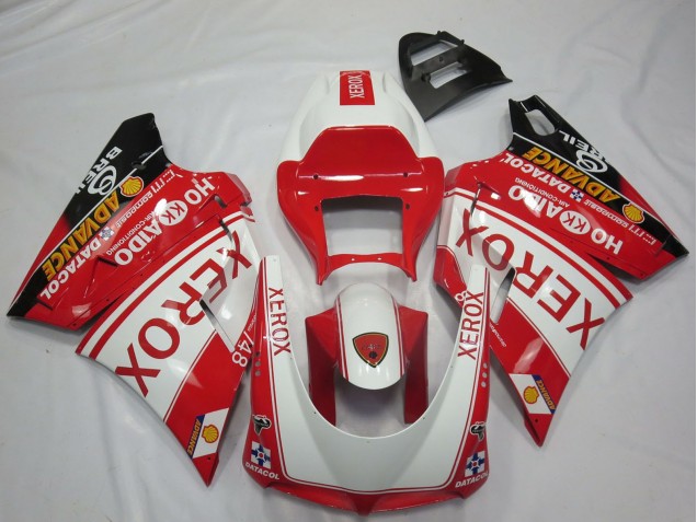 1993-2005 White Red Glossy Black Xerox Ducati 748 916 996 998 Motorcycle Fairings UK