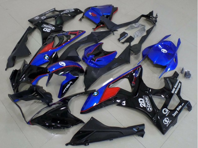 2009-2014 Blue Red Glossy Black Castrol BMW S1000RR Motorcycle Fairings UK