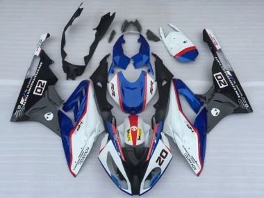 Buy 2017-2018 White Blue Red Glossy Black OEM Style BMW S1000RR Motorcycle Fairings UK
