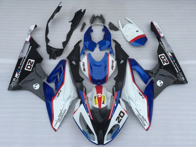 2017-2018 White Blue Red Glossy Black OEM Style BMW S1000RR Motorcycle Fairings UK
