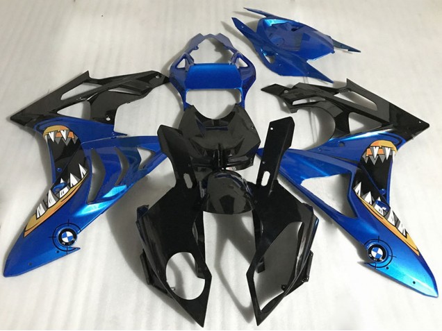 2017-2018 Blue Glossy Black Orange Shark BMW S1000RR Motorcycle Fairings UK