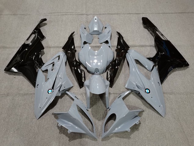 2015-2016 Nardo Grey Glossy Black BMW S1000RR Motorcycle Fairings UK