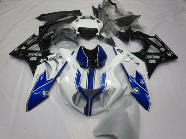 Buy 2015-2016 White Blue Glossy Black BMW S1000RR Motorcycle Fairings UK
