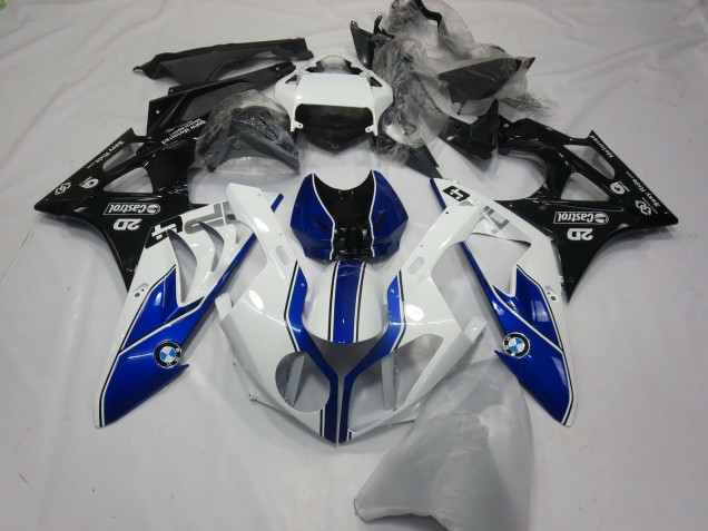 2015-2016 White Blue Glossy Black BMW S1000RR Motorcycle Fairings UK