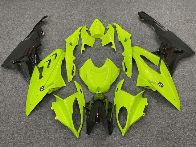 2009-2014 Neon Yellow Glossy Black BMW S1000RR Motorcycle Fairings UK