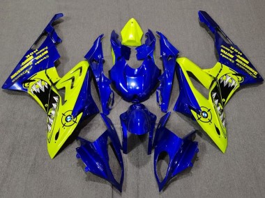 Buy 2009-2014 Yellow Blue Shark BMW S1000RR Motorcycle Fairings UK