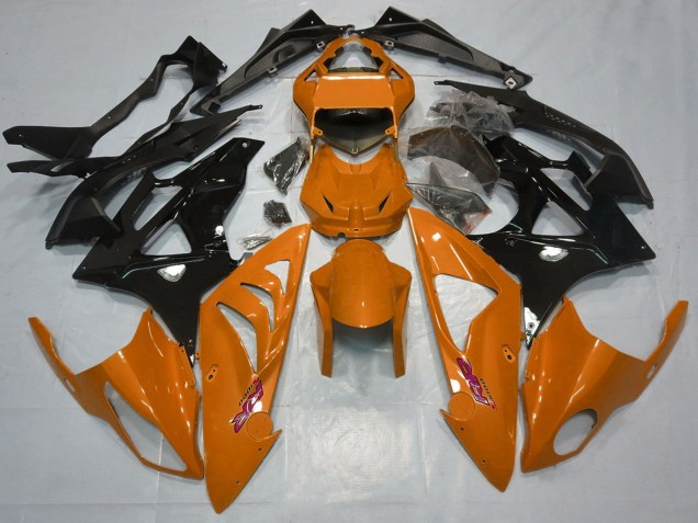 2015-2016 Orange Glossy Black BMW S1000RR Motorcycle Fairings UK