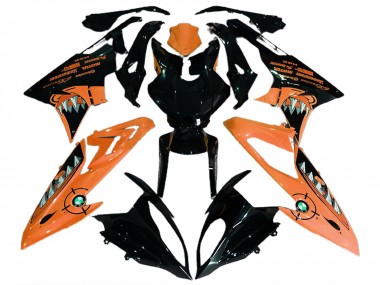Buy 2015-2016 Orange Glossy Black Shark BMW S1000RR Motorcycle Fairings UK