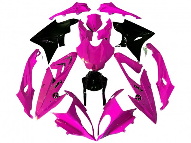 2009-2014 Pink Glossy Black HP BMW S1000RR Motorcycle Fairings UK