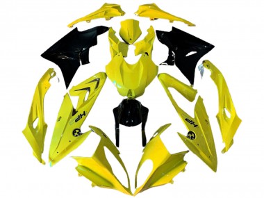 Buy 2009-2014 Yellow Glossy Black HP BMW S1000RR Motorcycle Fairings UK