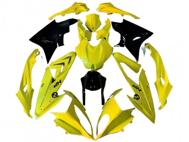 2009-2014 Yellow Glossy Black HP BMW S1000RR Motorcycle Fairings UK