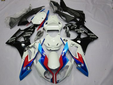 Buy 2009-2014 White Red Blue Glossy Black BMW S1000RR Motorcycle Fairings Kit UK