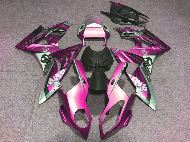 2017-2018 Pink Black BMW S1000RR Motorcycle Fairings UK
