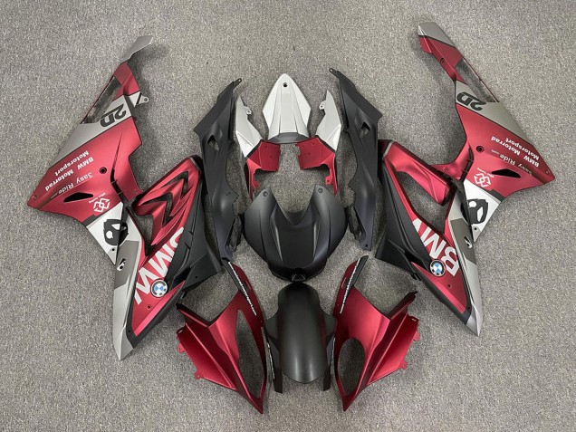 2009-2014 Red Matte Black BMW S1000RR Motorcycle Fairings UK