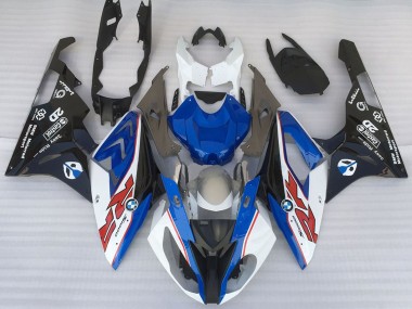 Buy 2015-2016 White Blue Matte Black OEM Style BMW S1000RR Motorcycle Fairings UK
