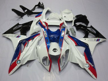 Buy 2009-2014 White Red Blue Glossy Black BMW S1000RR Motorcycle Fairing Kits UK