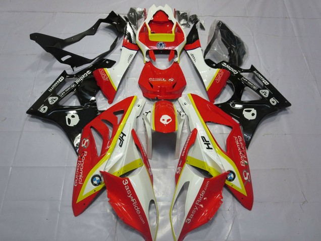 2009-2014 White Red Yellow Glossy Black BMW S1000RR Motorcycle Fairings UK