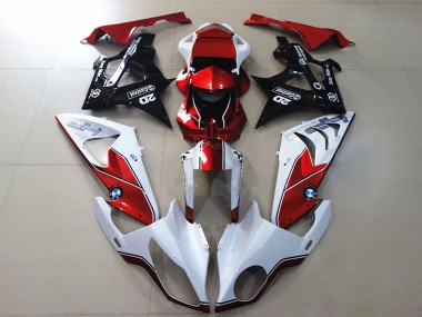Buy 2009-2014 White Red Glossy Black BMW S1000RR Motorcycle Fairings UK