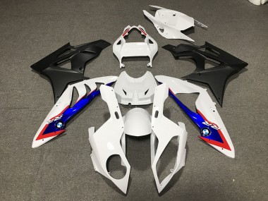 Buy 2009-2014 White Red Blue Matte Black BMW S1000RR Motorcycle Fairings UK