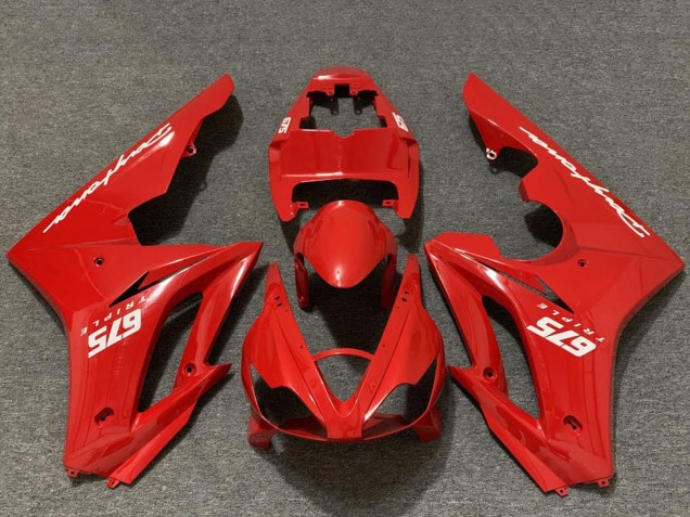 2006-2008 Red Triumph Daytona 675 Motorcycle Fairings UK